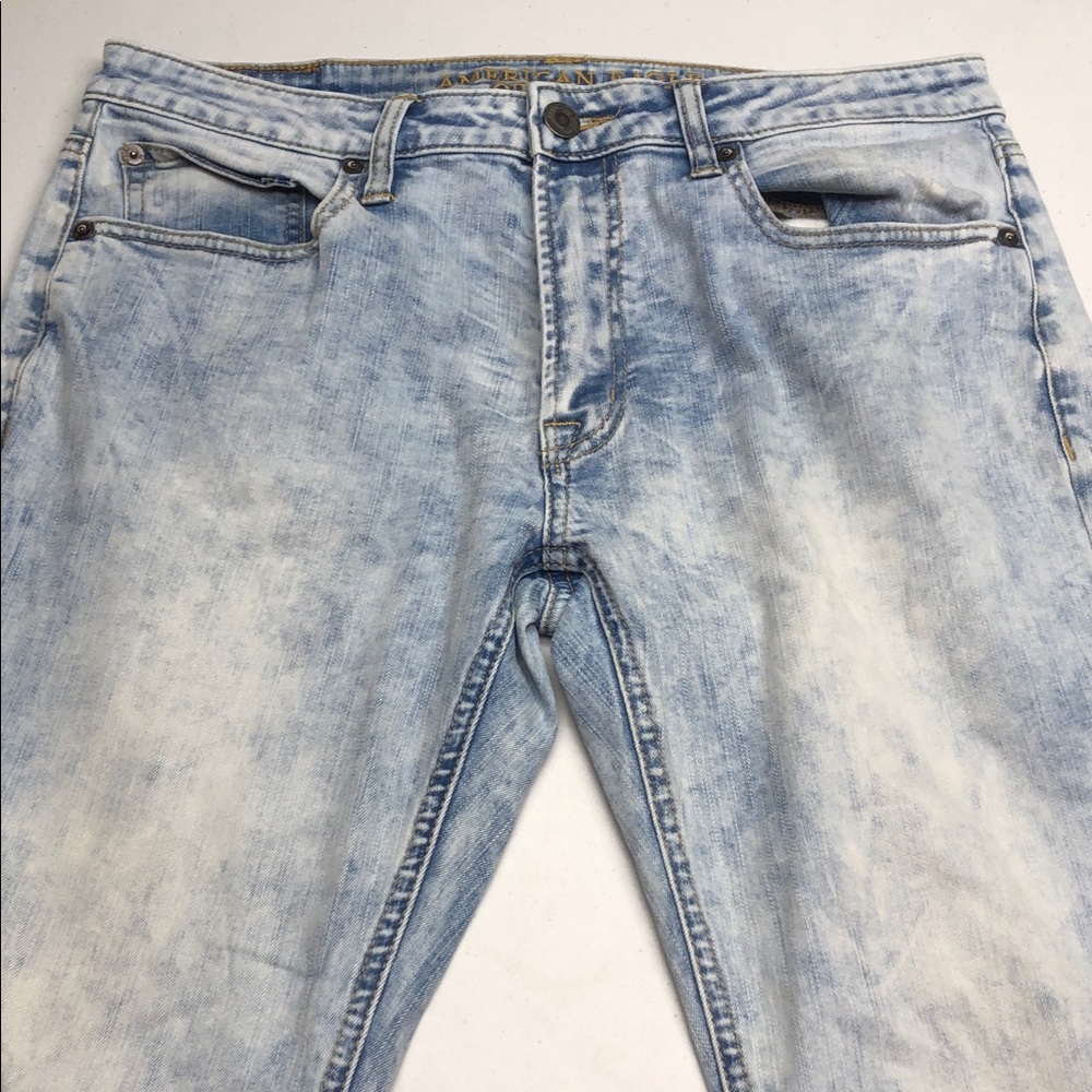 American Eagle Outfitters Faded Blue Skinny Jeans